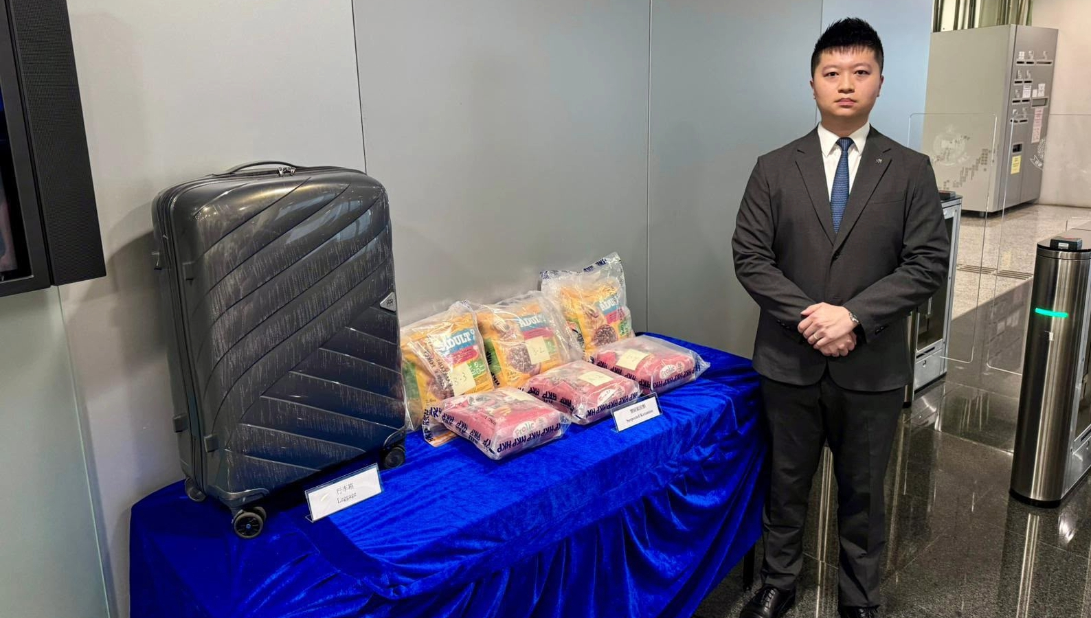 飛機豬-狗糧藏市值980萬元-K仔--意大利抵港30歲男闖關斷正