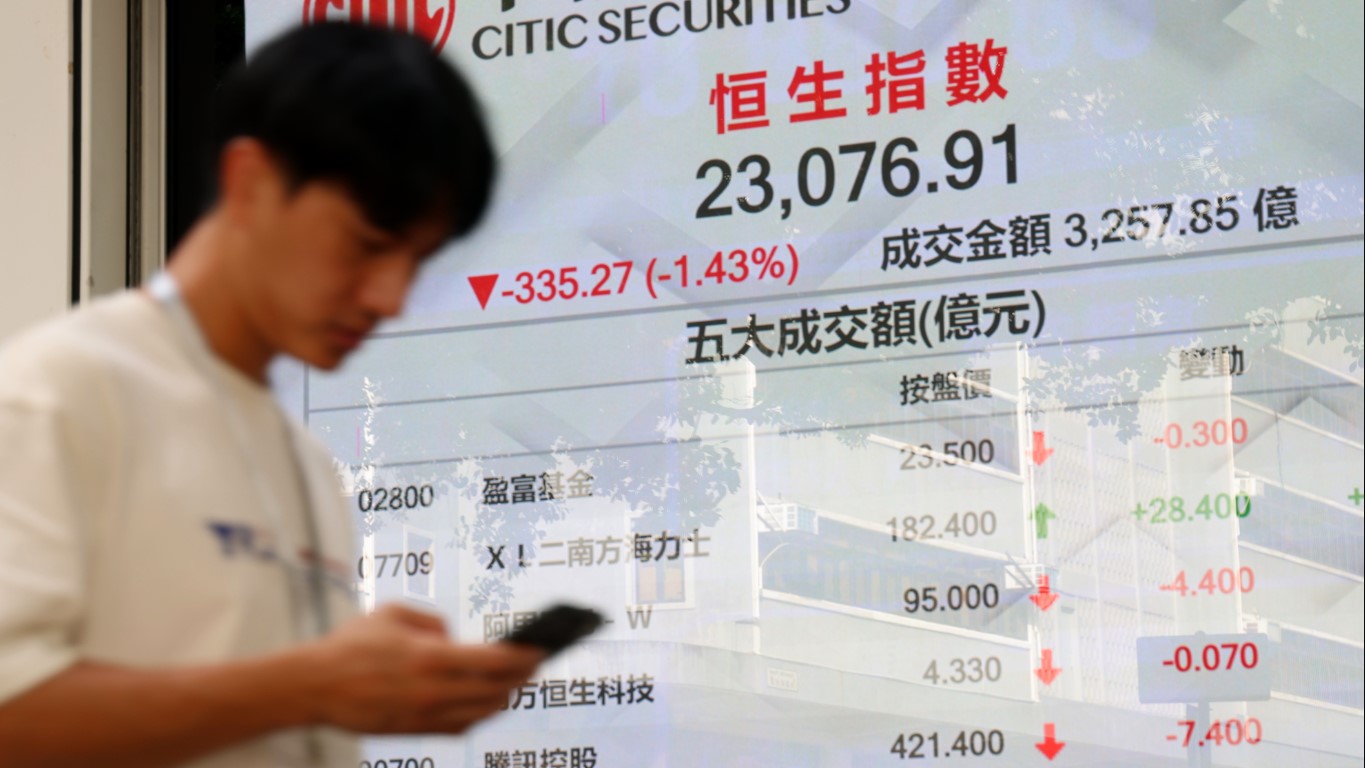 港股戰報-恒指挫335點險守兩萬三關-中行涉逃稅股價跌半成
