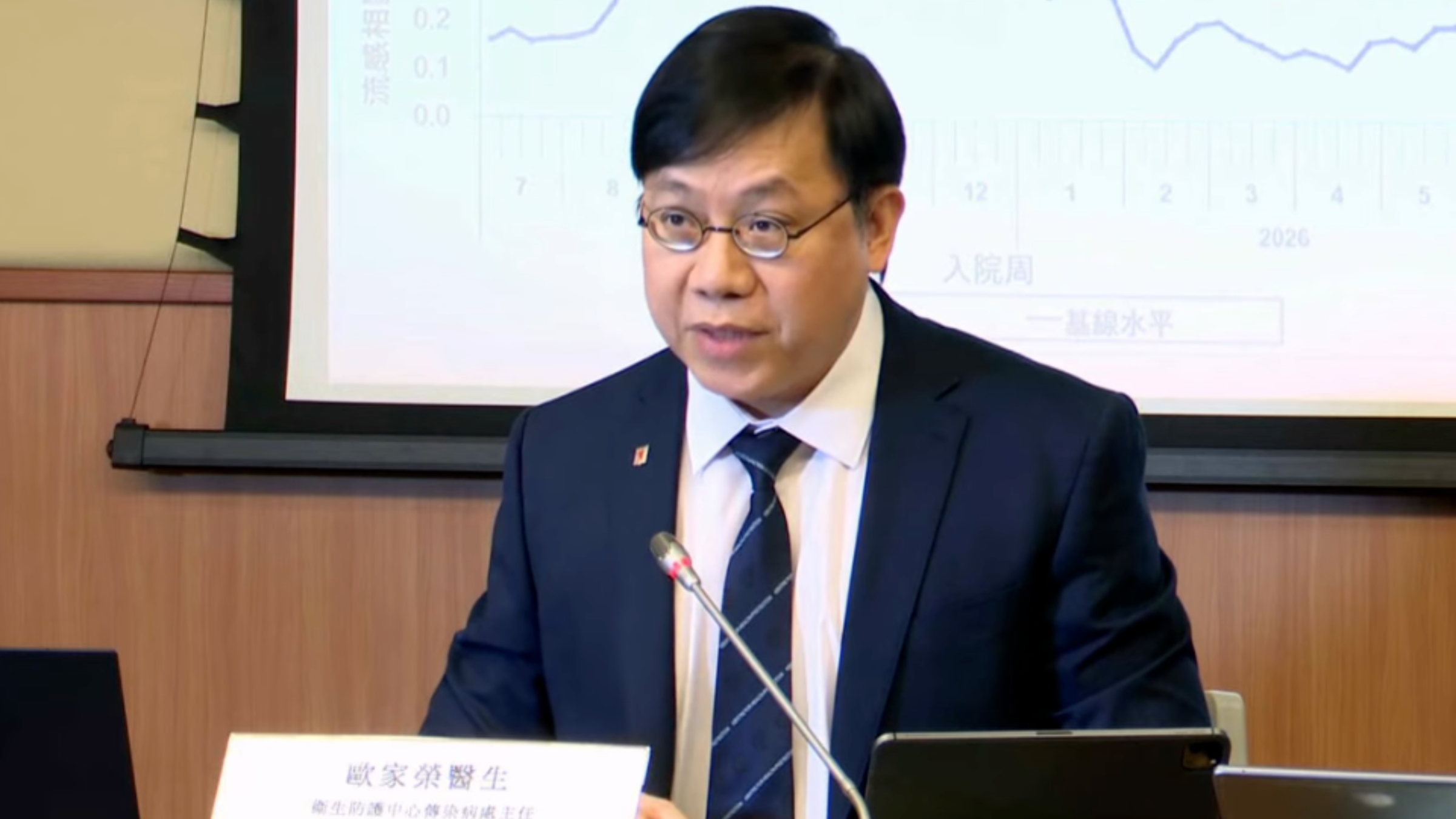 本地已進入流感季節-歐家榮-料未來幾周流感活躍程度進一步上升