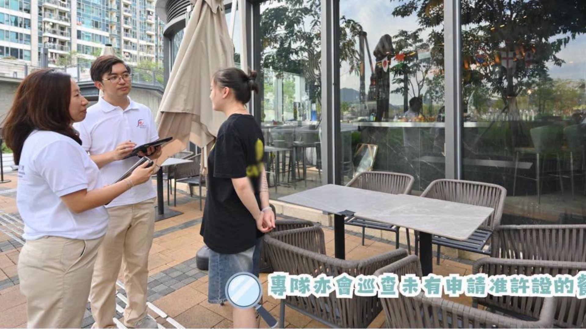 食環署巡查208間餐廳-發2口頭警告-提醒狗主勿入無證食肆