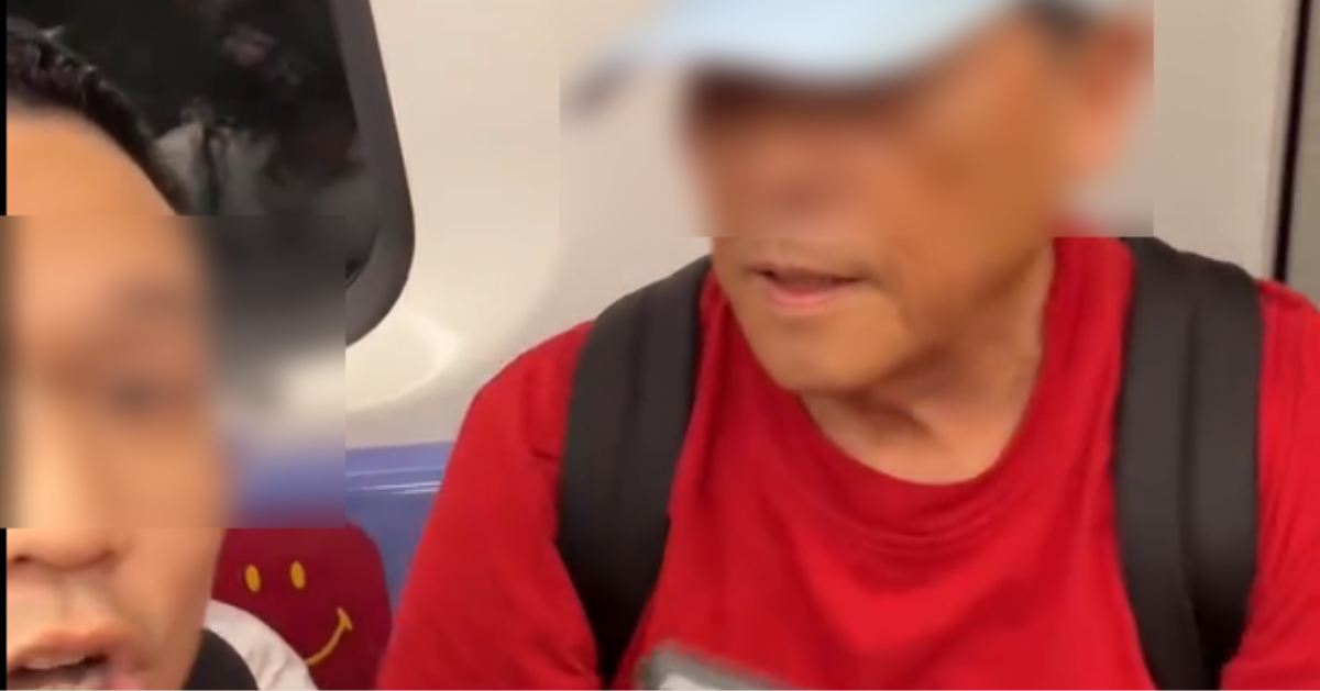 男子不滿女兒被長者推開搶關愛座-公審拍片自己也入鏡獲網民讚-公道