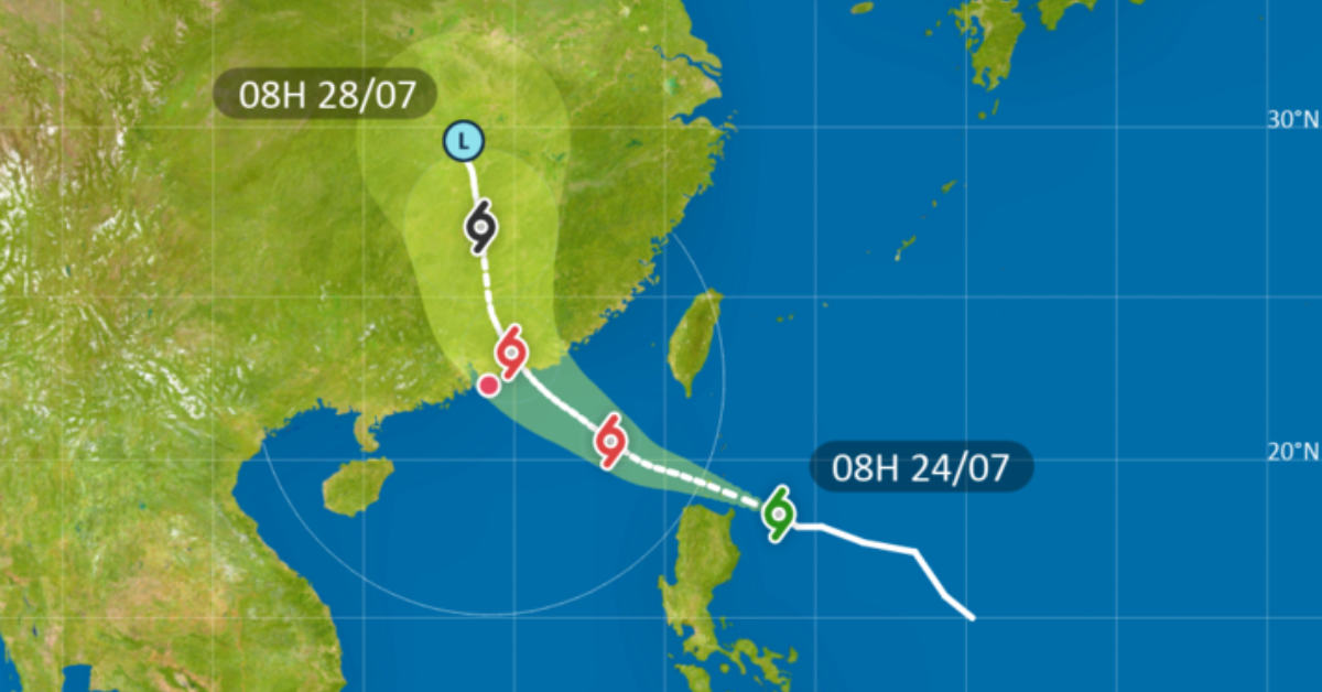 熱帶風暴紅霞稍後進入港800公里範圍-天文台考慮屆時發一號戒備信號