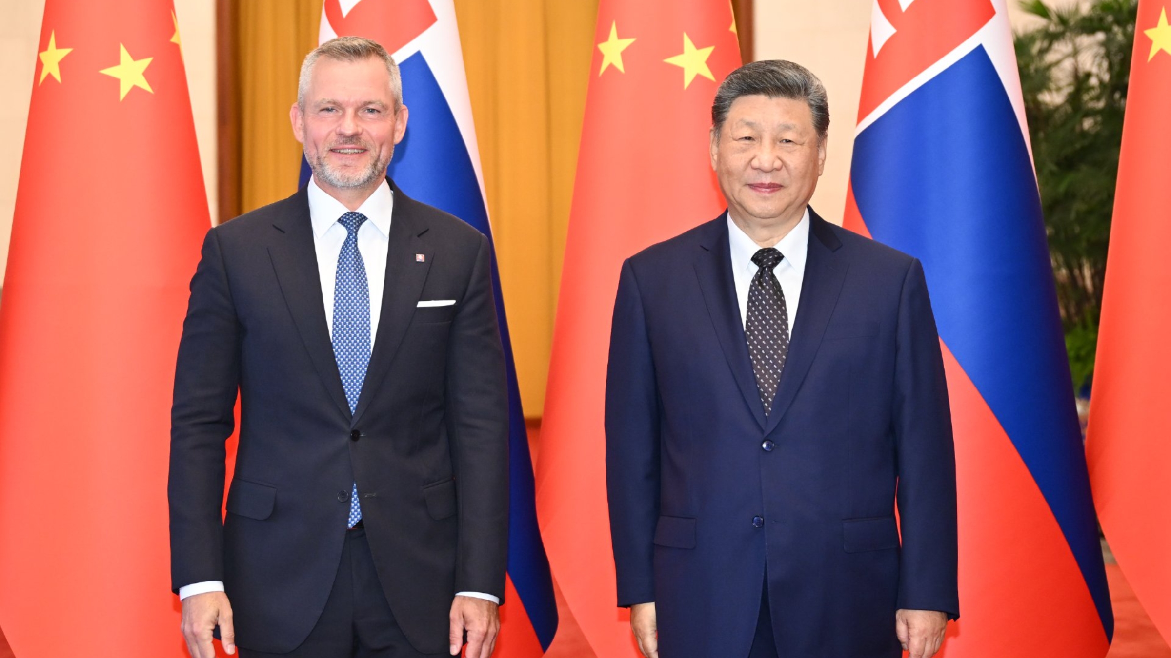 習近平與斯洛伐克總統佩列格里尼會談-稱中方始終視歐盟為夥伴