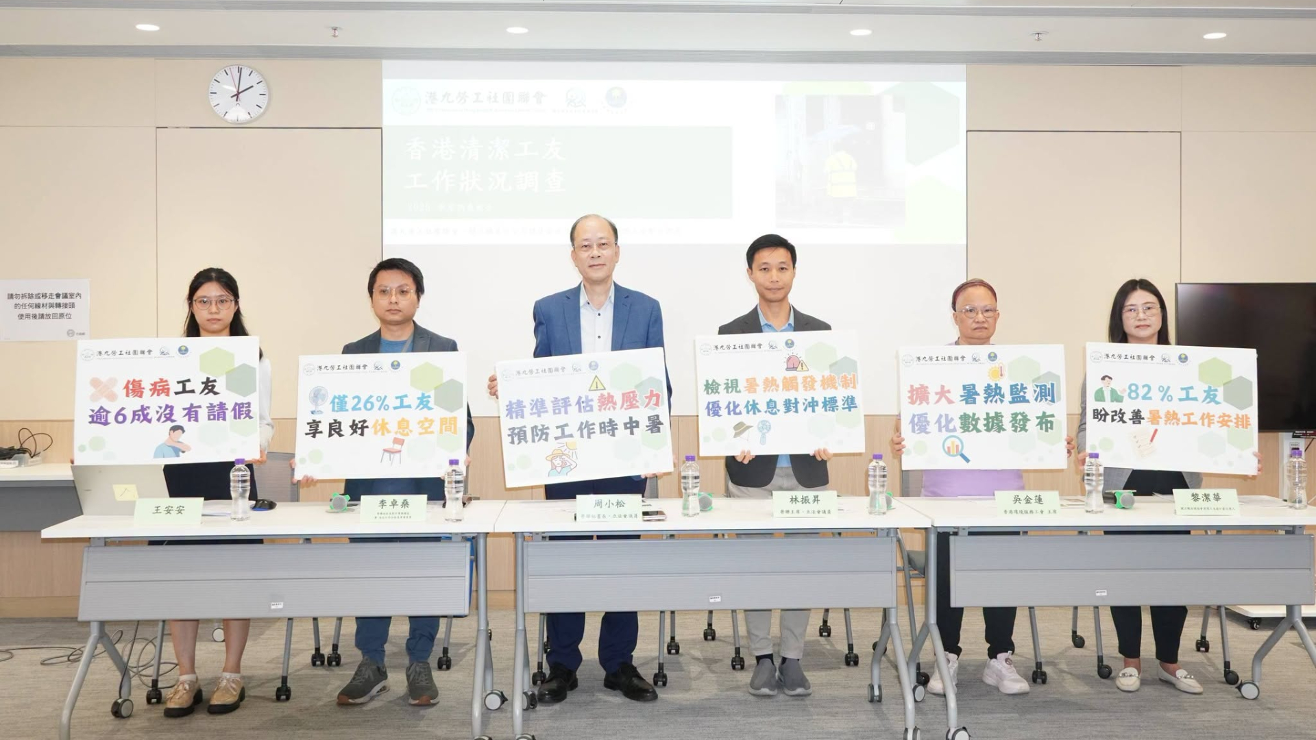 調查指逾八成清潔工促改善暑熱安排-當局稱合約已列明防暑裝備要求
