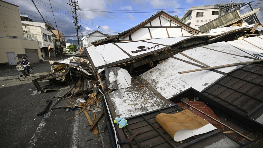熊本7-1級地震-餘震已逾160次-日氣象廳-未來兩三天或再次強震