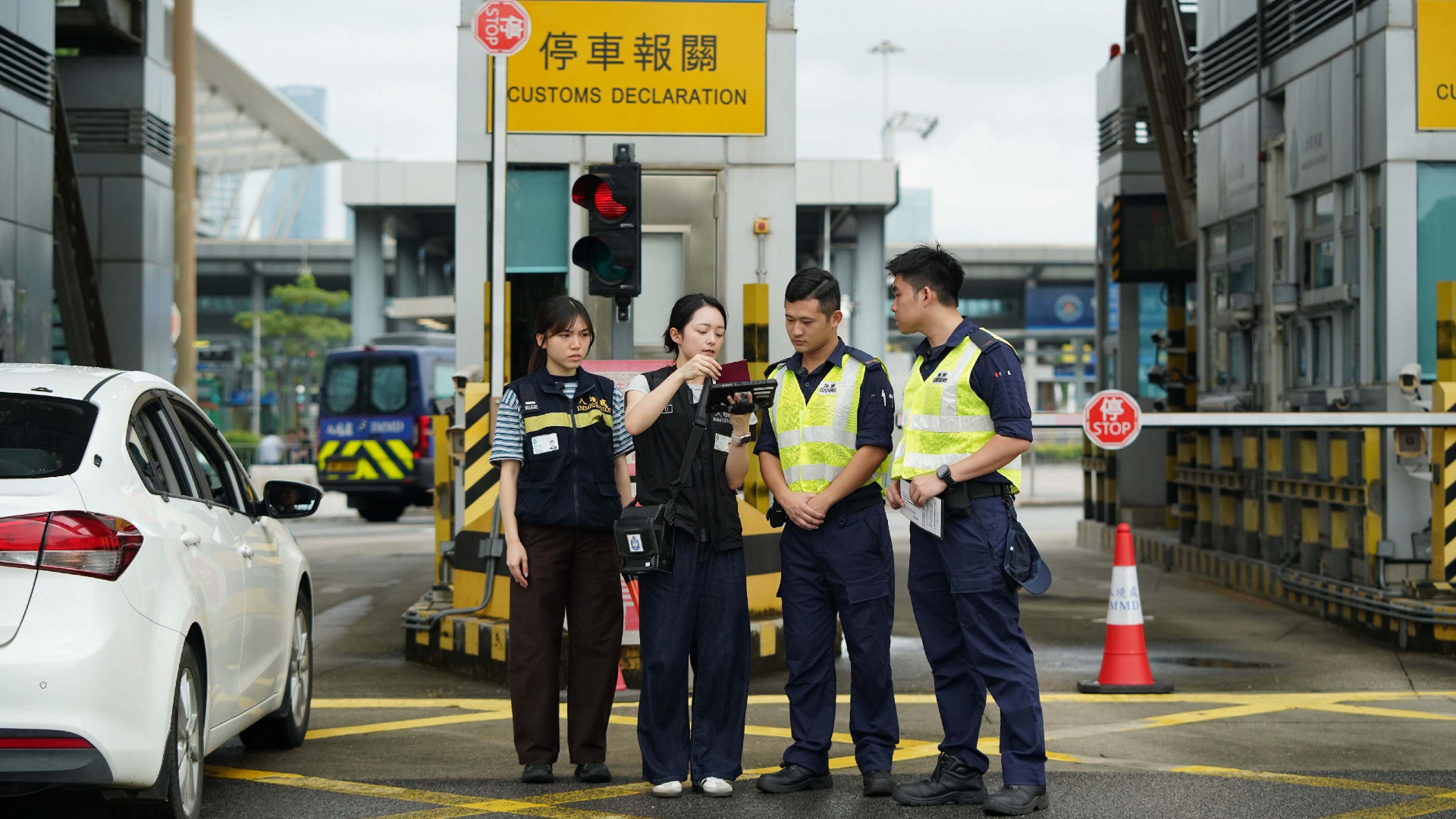 海關及入境處深圳灣完成-守望者-反恐演習-模擬發現懷疑炸彈裝置等情況