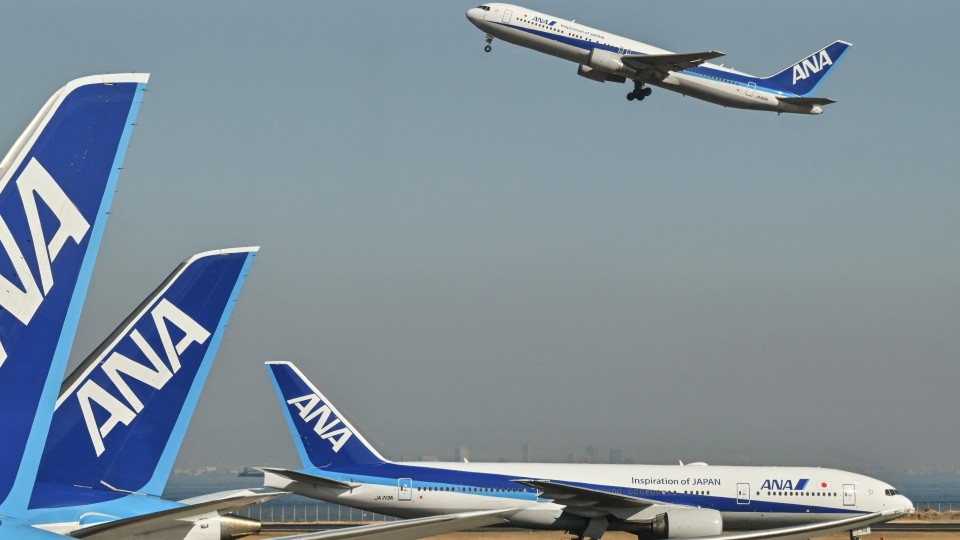 羽田機場ANA客機險與政府檢查機相撞-僅差20米幸安全降落無人傷