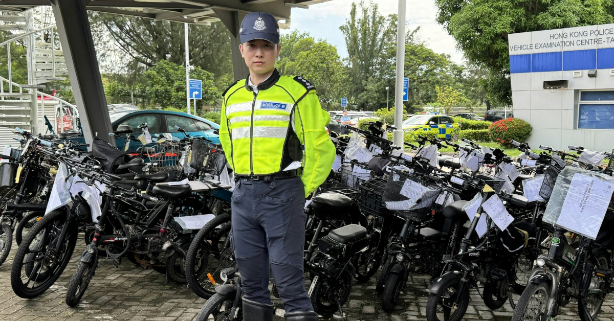 警新界北一連五日打擊非法電動單車-拘149人包括23名外賣員