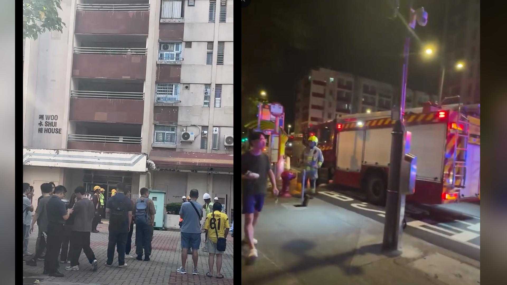 有片-元朗水邊圍邨凌晨大停電-中電料早上10時完成搶修