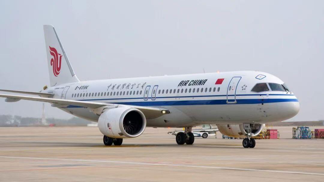 C919首度執飛國際商業航班-由北京飛至蒙古烏蘭巴托
