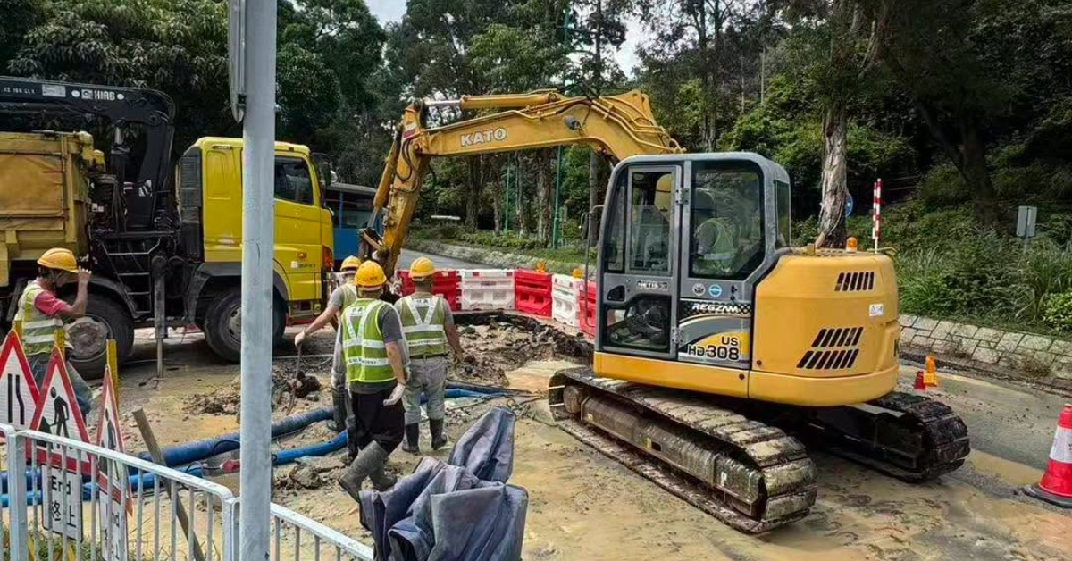 屯門水管一個月內爆4次-議員稱不理想倡AI建地下管道圖根治