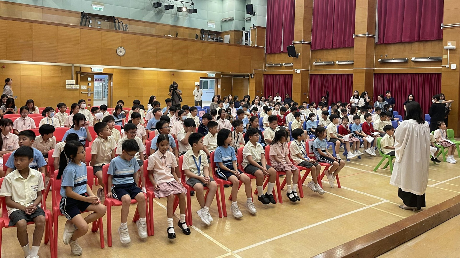 開學日-將軍澳基德小學開學無小一-校長-面對艱難都要做到最精彩學校