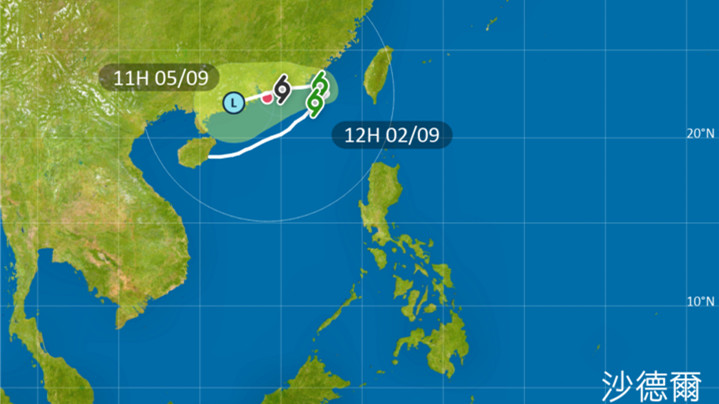 天文台-風暴減弱再增強不常見-沙德爾強度仍存大變數