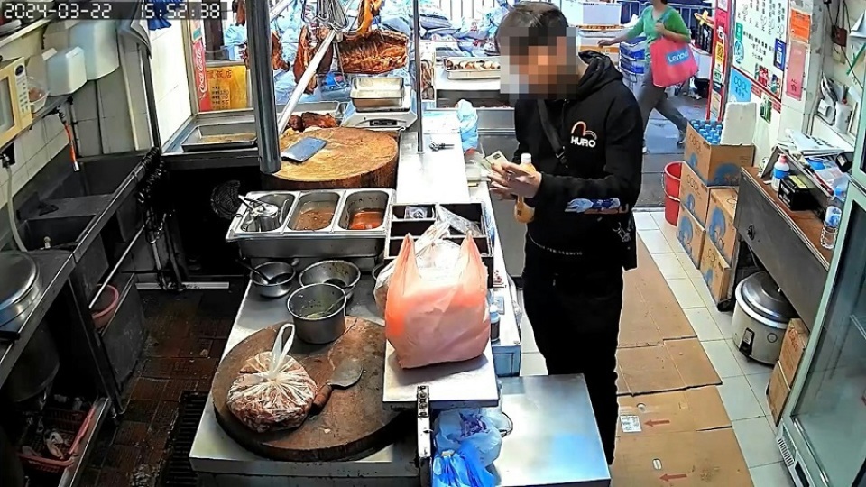 涉偷筲箕灣燒臘店6500元-男子認罪還押至9-18判刑
