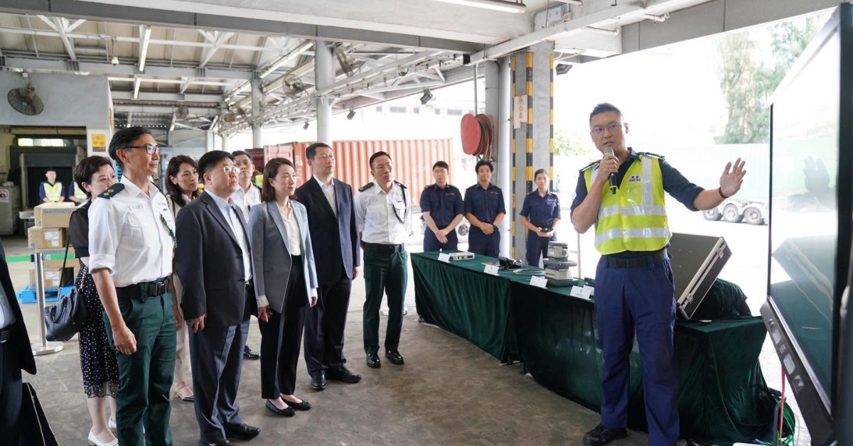 西安海關代表團來港-與香港海關交流文物及航空清關監管