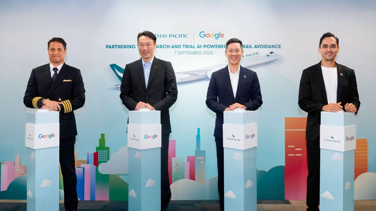 國泰與Google合作研究-用AI避免航跡雲形成