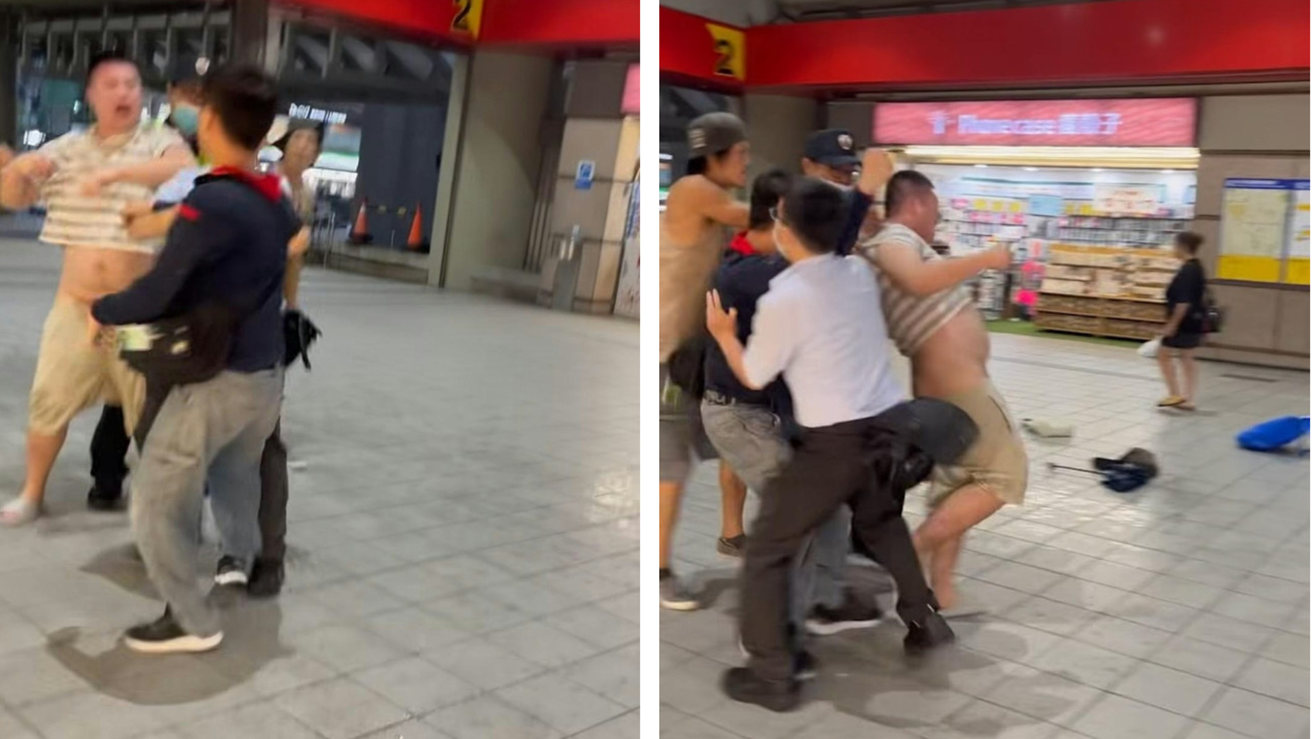 港男遊台北妥瑞症病發捷運站大叫-遭兩男誤會挑釁圍毆至甩褲
