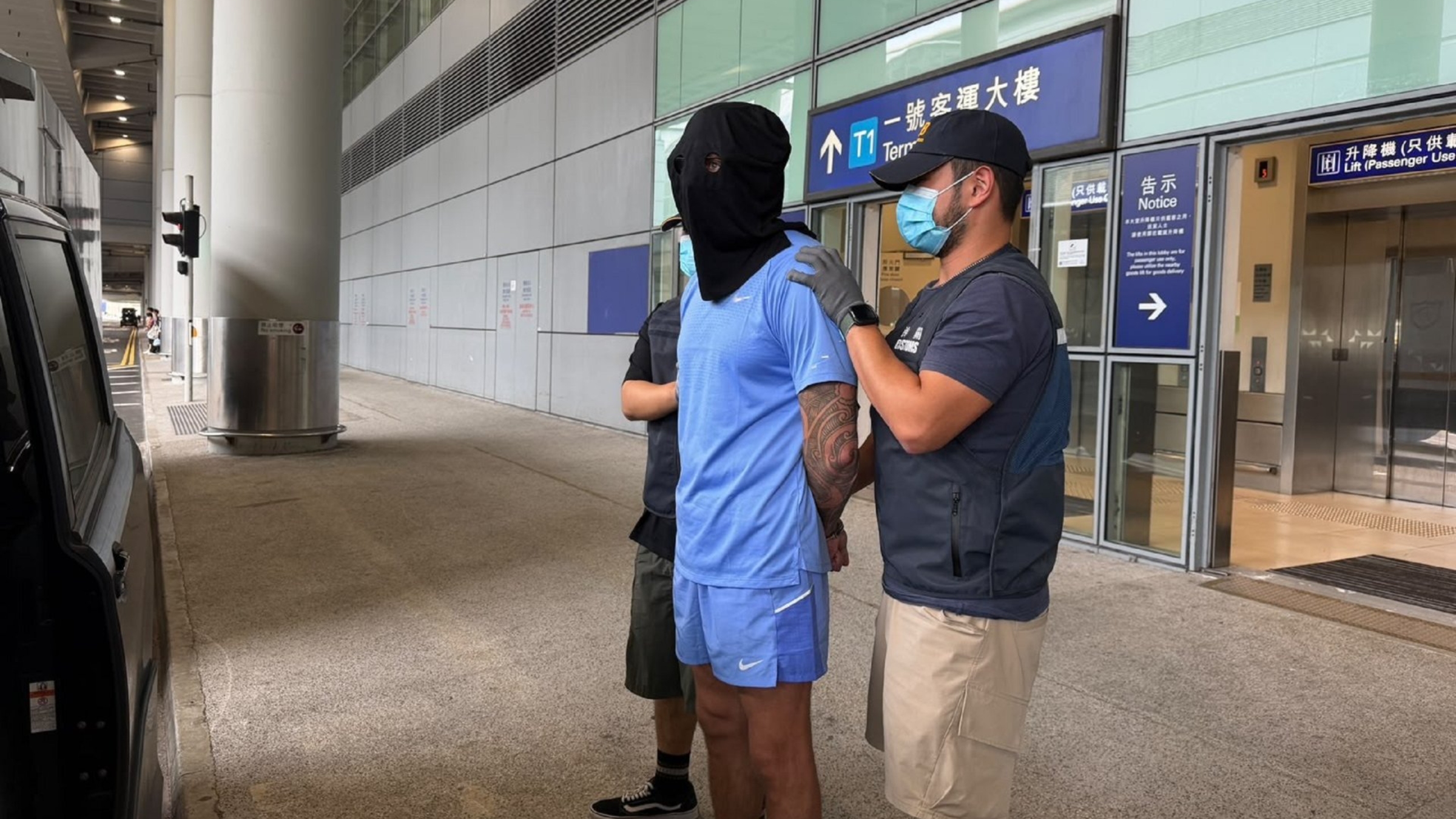 海關機場檢獲1100萬元毒品-分別拘捕日本及英國籍入境男子