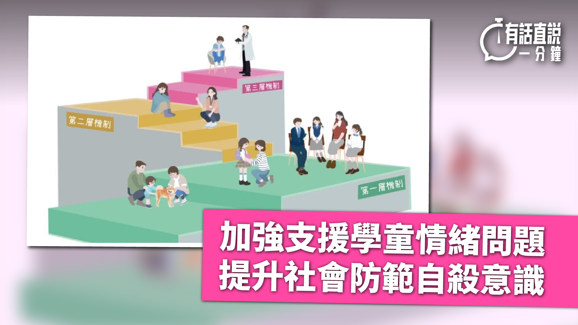 有話直說-加強支援學童情緒問題--提升社會防範自殺意識