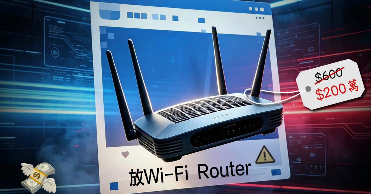 男子放售Wi-Fi路由器終被騙200萬-警揭新型-支付連結騙案