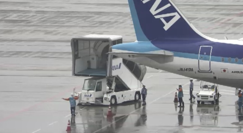 福岡機場拖車撞上全日空客機尾部-導致航班取消-機上187人無恙