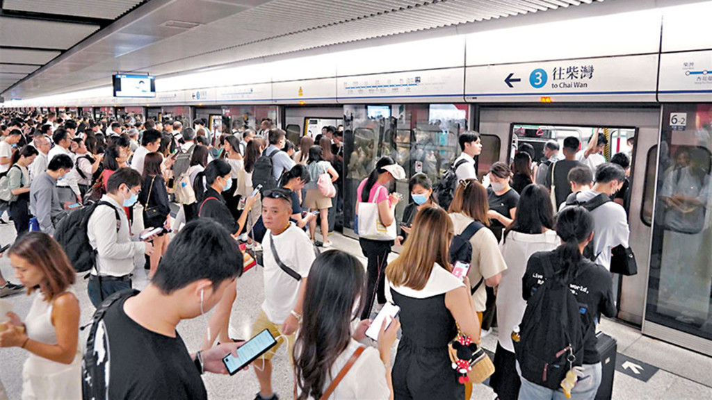 港鐵中秋延長服務約1-5小時-下午3時起逐步加密班次