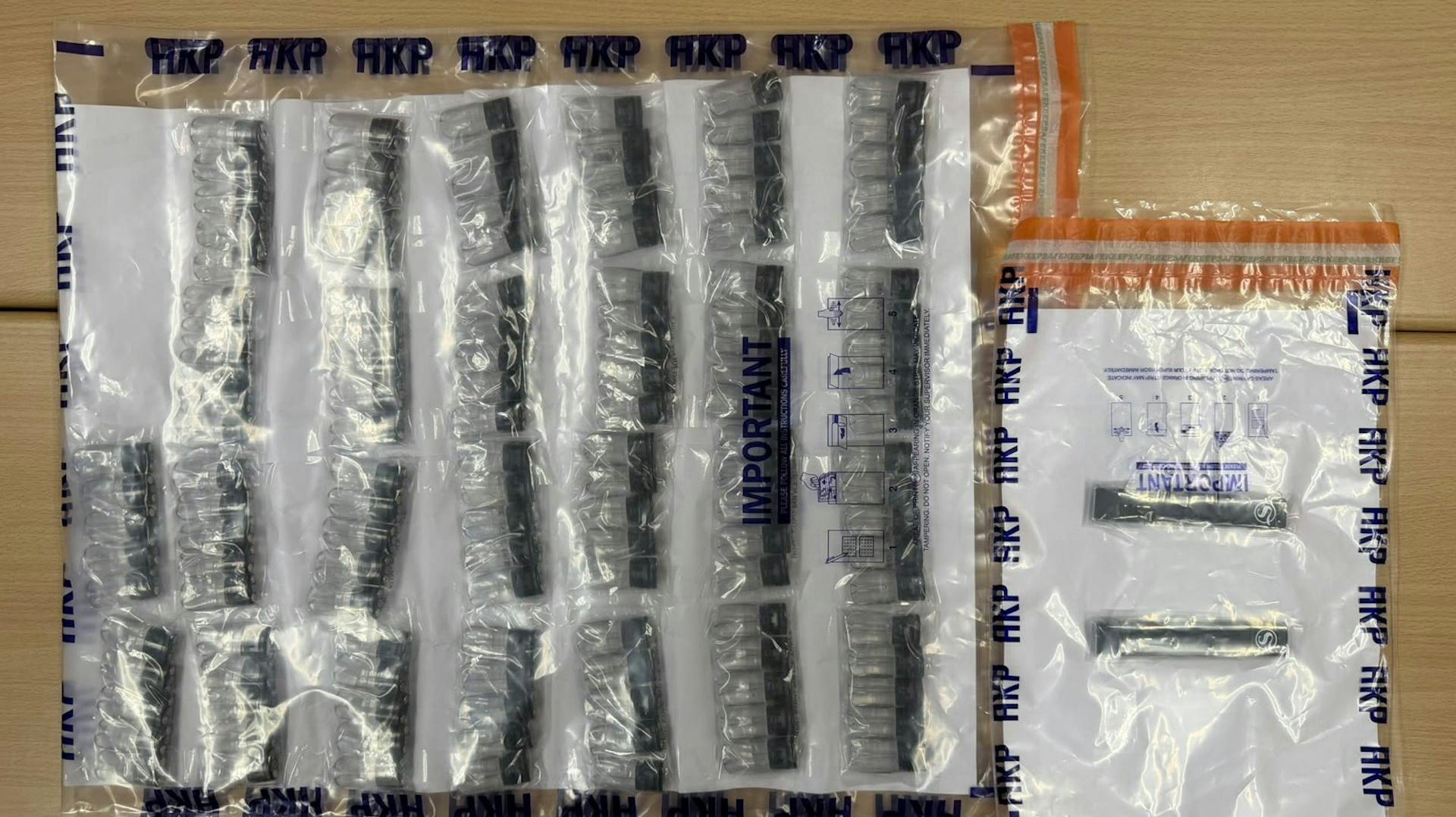警方荃灣檢獲45萬元毒品-23歲內地男被拘捕