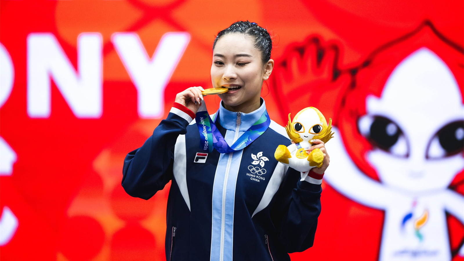 亞運會2026-李家超祝賀沈曉榆為港隊奪首金-冀港將繼續加油再創佳績