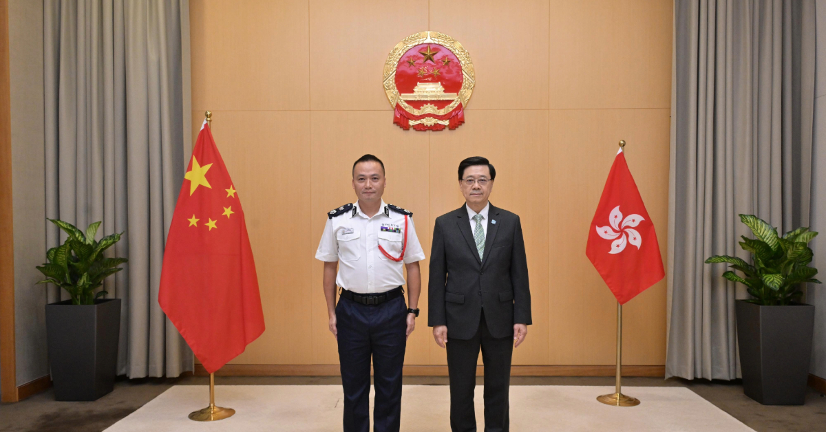 江學禮宣誓就任警務處國家安全部門負責人-接替簡啟恩