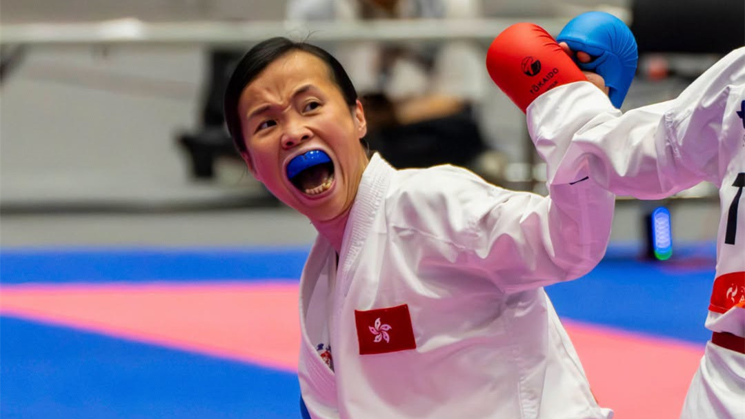 亞運會2026-女子空手道組手50公斤級-曾綺婷為港隊奪銀