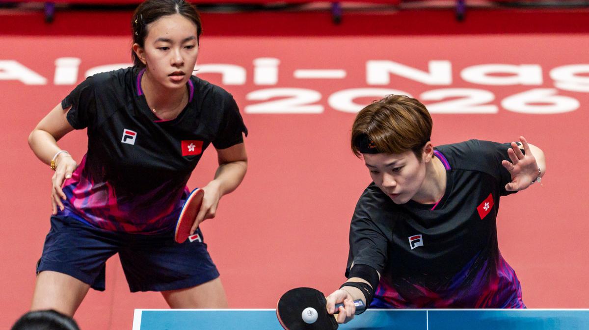 亞運會2026-乒乓女雙與電競-王者榮耀-各添一銅-港隊獎牌增至34面