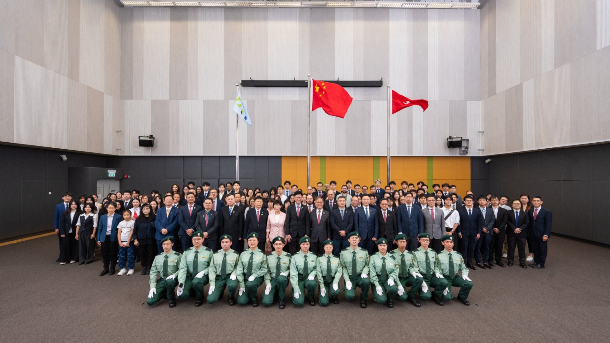 國慶77周年-多間大專院校舉行升旗儀式