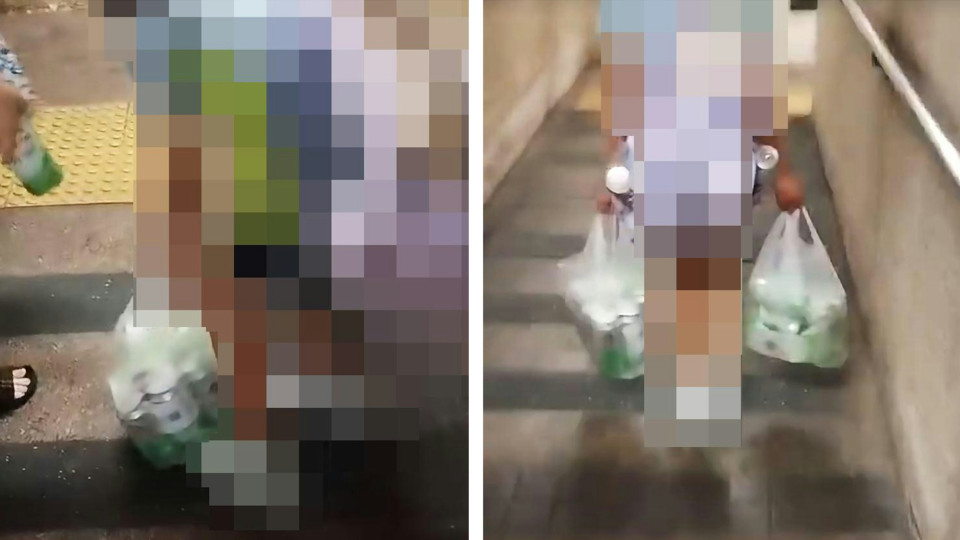 屯門女童拎兩大袋啤酒-父母涉虐兒被捕