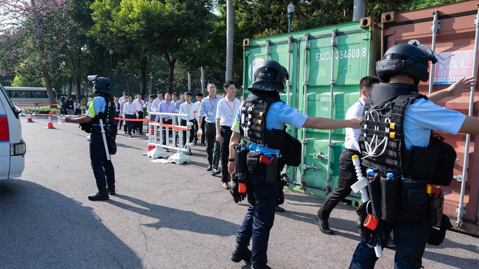 跨部門欣澳舉行反恐演習-逾百學生獲邀參與