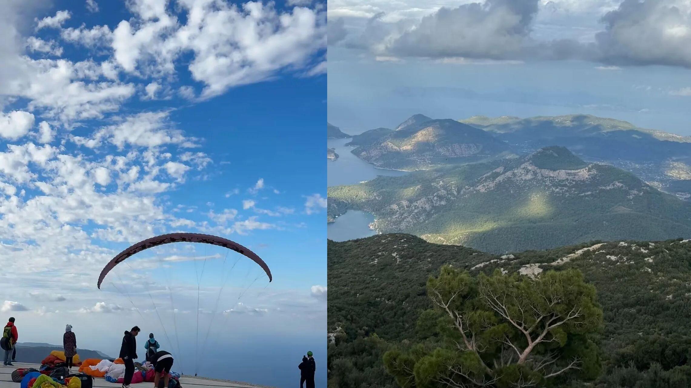 內地遊客土耳其1200米滑翔傘遇強風墜崖-全身多處受傷幸掛樹保命