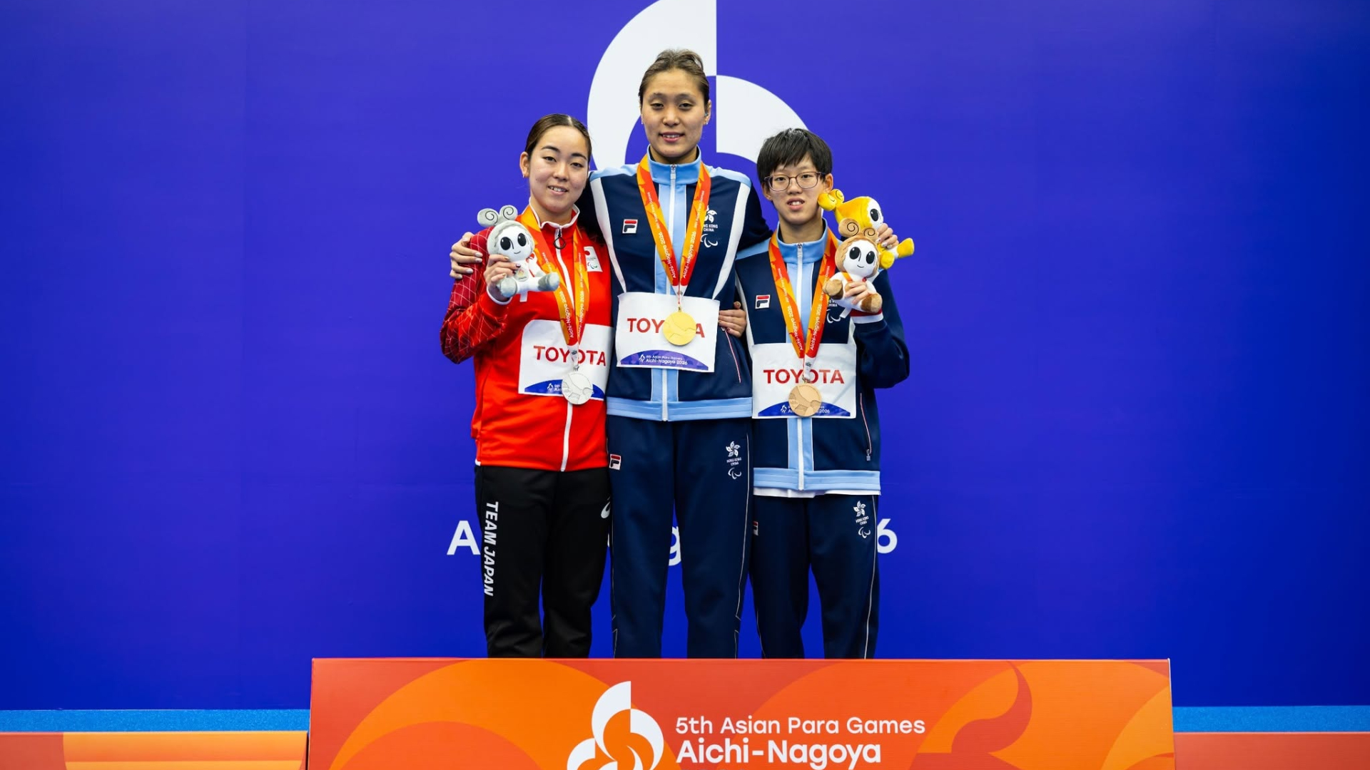 名古屋亞殘運-港隊單日再添九奬牌-陳睿琳女子S14級100米蝶泳摘金