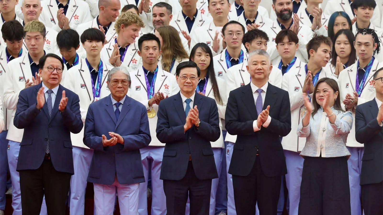 亞運港隊嘉許禮-李家超-港將創歷屆佳績-拼勁令人敬佩