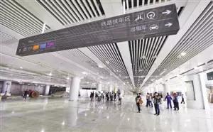亚洲最大地下火车站25日试运行了！15分钟到香港